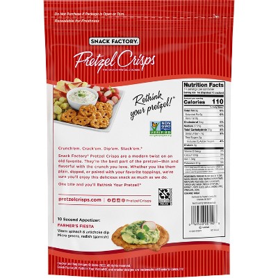 Snack Factory Everything Pretzel Crisps - 14oz