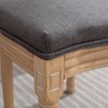 Kumasinova Set of 2 French Upholstered Dining Chairs, PU Leather Kitchen Chairs with Hand-Pulled Buckles, High Back Dining Room Chair,Solid Wood Frame - 4 of 4