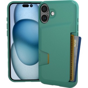 Smartish iPhone 16 Wallet Case - Wallet Slayer Vol 1 - Slim Grip Card Holder Cover - 1 of 4