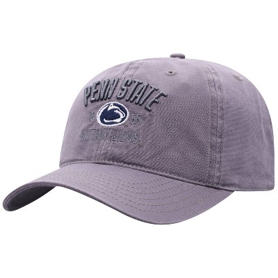 NCAA Penn State Nittany Lions Men's Skill Gray Garment Washed Canvas Hat