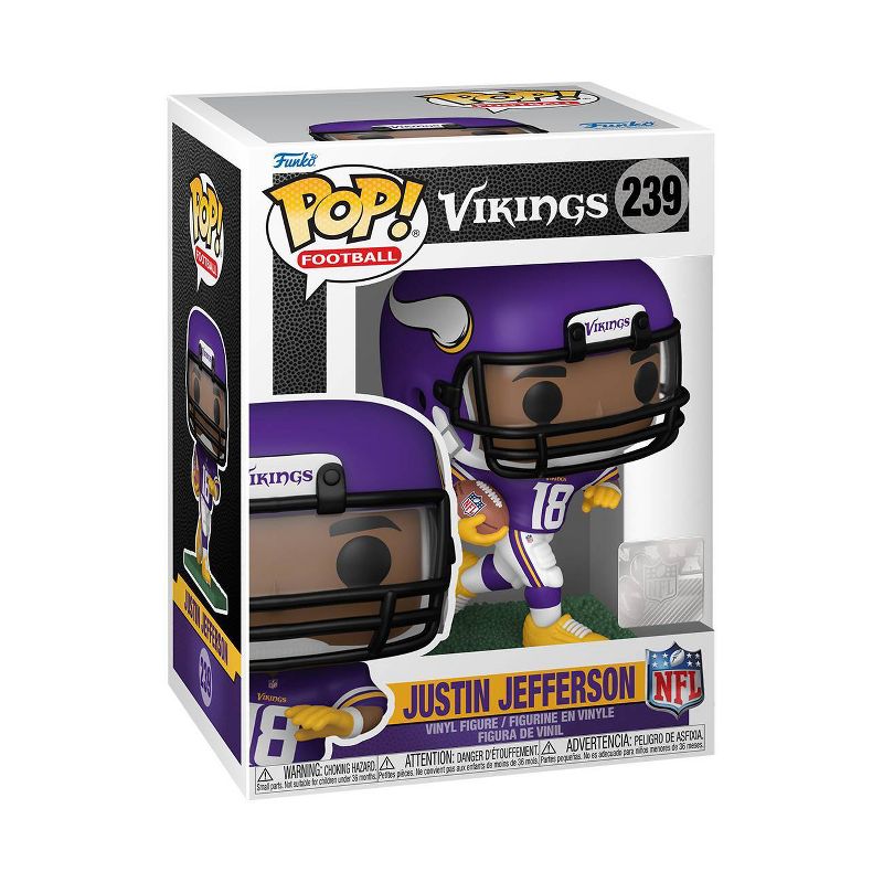 Funko POP! NFL: Minnesota Vikings - Justin Jefferson, 2 of 4