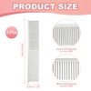 Unique Bargains Stainless Steel Rounded Ends Gentle Care Pet Comb 3 Pcs - 2 of 4