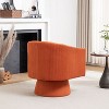SEYNAR Mid Century Modern Velvet 360 Degree Swivel Accent Chair - 3 of 4