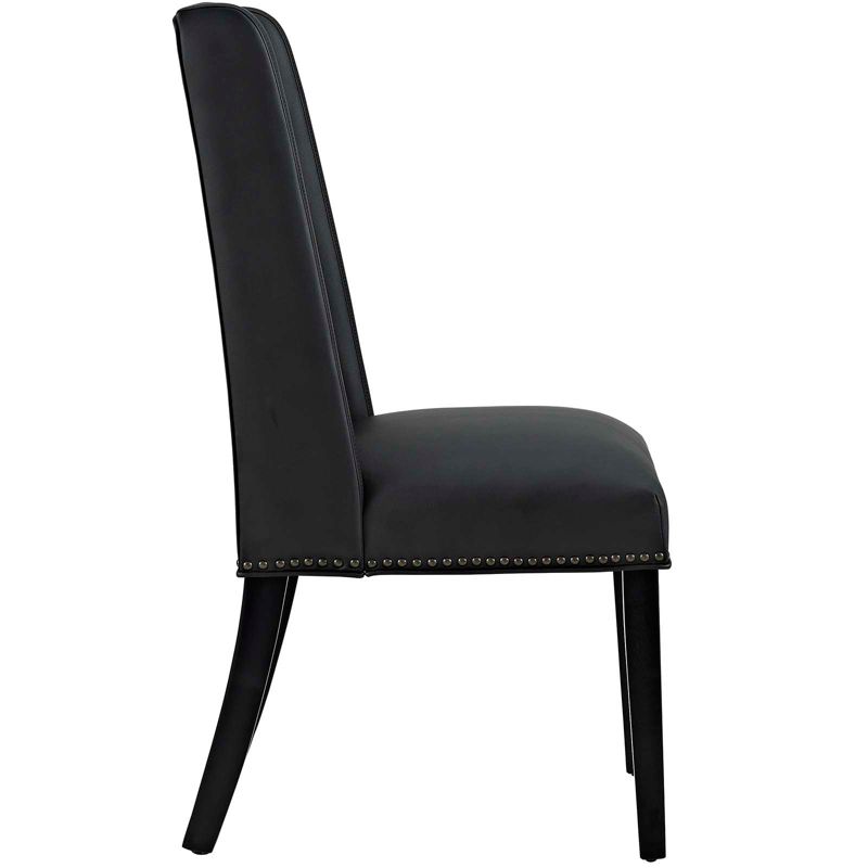 Baron Vinyl Dining Chair Black - Modway, 5 of 7