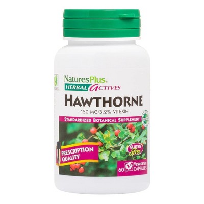 English Hawthorne Berry Extract 150mg by Nature's Plus  -  60 Capsule