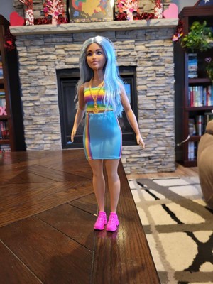  Barbie Made to Move Doll, Curvy, with 22 Flexible Joints & Long  Straight Red Hair Wearing Athleisure-wear for Kids 3 to 7 Years Old :  Everything Else