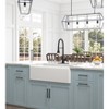 Inch White Farmhouse Sink Deep Apron Sink Undermount Farmhouse Kitchen Sink Single Farm Sink - 3 of 4