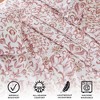 Winter Floral Brushed Microfiber Sheet Set - Great Bay Home - 4 of 4