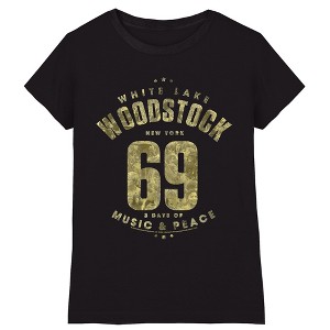 Girl's Woodstock White Lake T-Shirt - 1 of 3