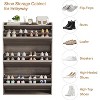 Acekool 3 Flip Drawer Shoe Cabinet, Modern Entryway Shoe Storage Organizer, Adjustable Space - 3 of 4