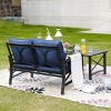 2pc Loveseat Patio Seating Set - Patio Festival
 - 3 of 4