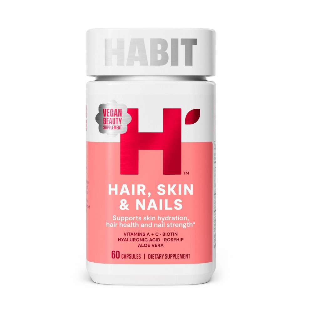 Photos - Vitamins & Minerals HABIT Hair Skin and Nails Capsules - 60ct