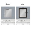 Amanti Art Mirror Makeover Bathroom Mirror Frame Border Kit - Fully Assembled Peel and Stick Frame - Mirror NOT Included - Accent Bronze Narrow Trim - 4 of 4
