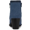 Allegra K Women's Halloween Round Toe Stacked Chunky Heel Zipper Ankle Booties - 2 of 4