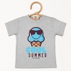 The Juniper Shop SmileyWorld Cool Summer Ice Cream Blue Toddler Short Sleeve Tee - 2 of 4
