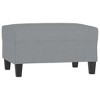 vidaXL Footstool Dark Gray 27.6 in.x21.7 in.x16.1 in. Microfiber Fabric - 2 of 4