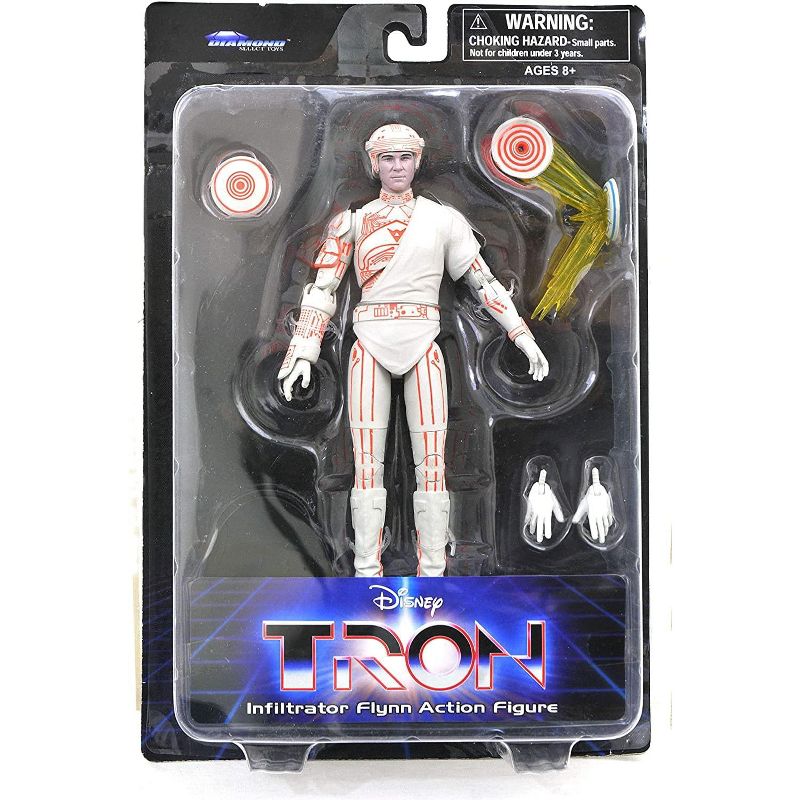 Diamond Select Tron 7 Inch Series 1 Action Figure | Infiltrator Flynn, 2 of 4