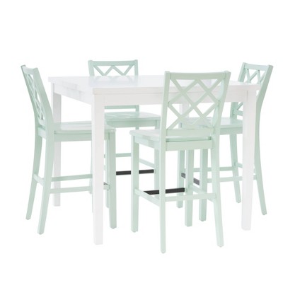 Powell 5pc Shelby Square Counter Height Dining Set Mint
