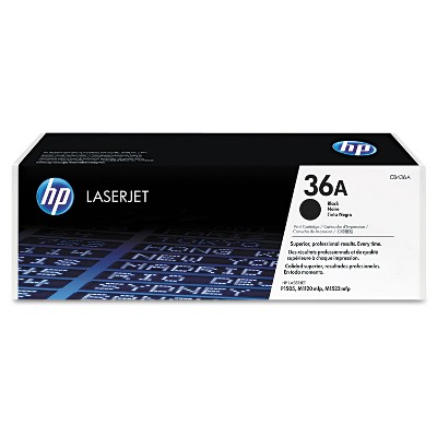 HP Inc. HP 36A (CB436A) Black Original LaserJet Toner Cartridge