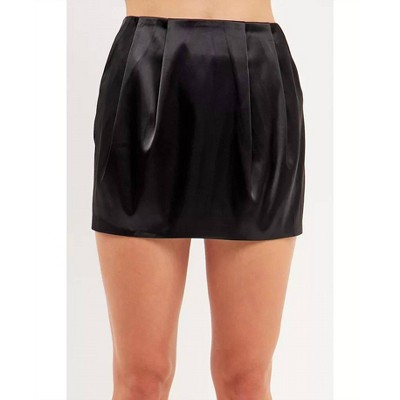 Women's Satin Mini Skirt - 2.7 AUGUST APPAREL