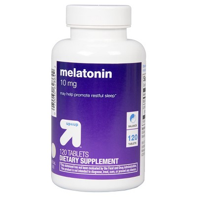 Melatonin 10mg Tablets - 120ct - up & up™