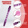 Unique Bargains Medium 2BA Thread Aluminum Dart Shafts with Rubber Rings for Steel Tip 8 Pcs - 3 of 4