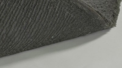 Charcoal Handwoven Faux Fur Shag Area Rug 4' x 6'