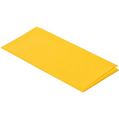 Juvale 12-Pack Yellow 84-Inch Round Disposable Plastic Tablecloth Table Cover Party Supplies