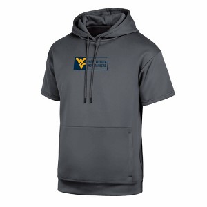 NCAA West Virginia Mountaineers Men's Short Sleeve Hooded