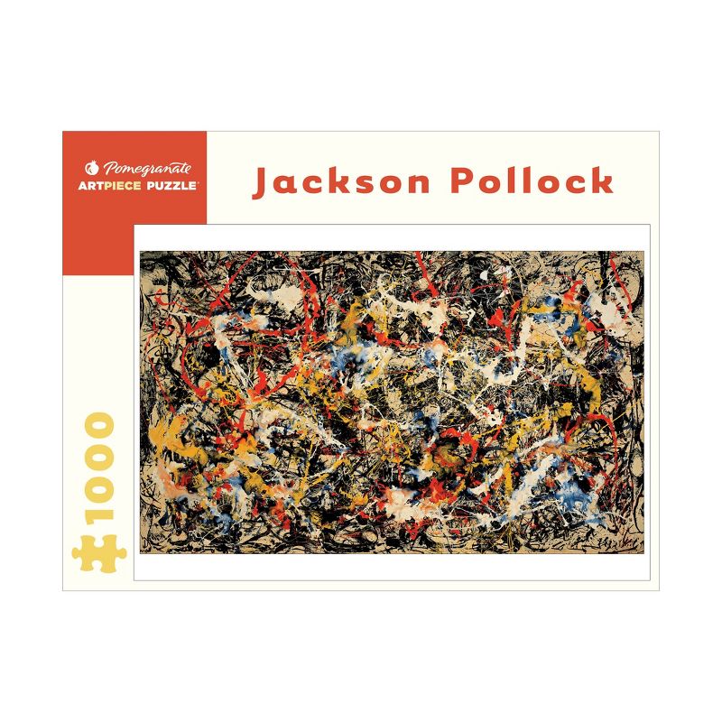Pomegranate Jackson Pollock: Convergence Jigsaw Puzzle - 1000pc, 1 of 7