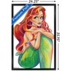 Trends International Disney The Little Mermaid - Ariel - Stylized Framed Wall Poster Prints - 3 of 4