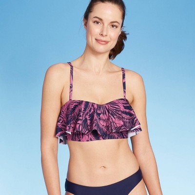 flounce top swimsuit