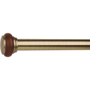 Versailles 1 1/8" Titan EX Rod Set with Saturn Finial Antique Brass
