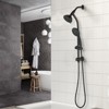 PROOX 7-Spray Patterns with 5 in. Tub Wall Mount Dual Shower Heads - 2 of 4