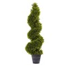 Nearly Natural 3-ft Grass Spiral Topiary with Deco Planter - image 4 of 4