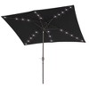 Sonkuki 10x6.5 ft LED Rectangular Patio Market Umbrella 3-Year-Non-Fading - 2 of 4