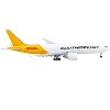 Boeing 777F Commercial Aircraft with Flaps Down "Southern Air - DHL" White and Yellow 1/400 Diecast Model Airplane by GeminiJets - 2 of 4