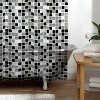 LunaLulinlk Multi-Color PEVA Shower Curtain, 70" x 72" - 3 of 4