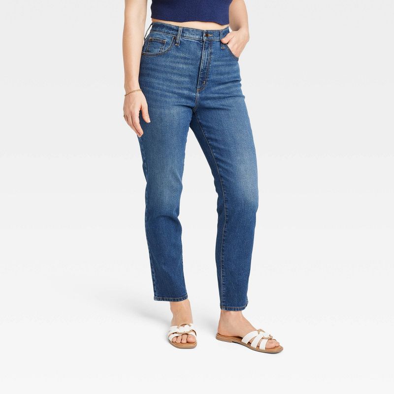 Women's High-Rise 90's Slim Jeans - Universal Thread™, 5 of 21