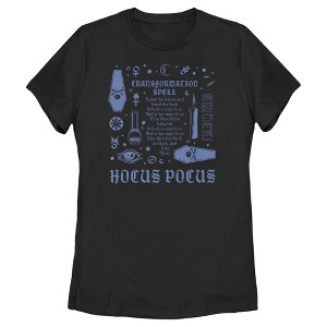 Women's Hocus Pocus Transformation Spell T-Shirt - 1 of 4