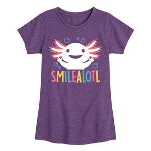 Girls' - Instant Message - Smilealotl Fitted Short Sleeve Graphic T-Shirt - 1 of 4