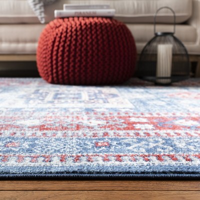 Safavieh Kazak Red and Blue Synthetic 8' x 10' Area Rug