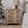 JIONJOY 3-Drawer Wood Nightstand with Curved Front - 2 of 4
