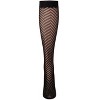 Memoi Women's Chevron Net Knee High Socks - 2 of 2