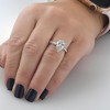 Pompeii3 3Ct Pear Moissanite Solitaire Engagement Ring 14k White Yellow or Rose Gold - 4 of 4