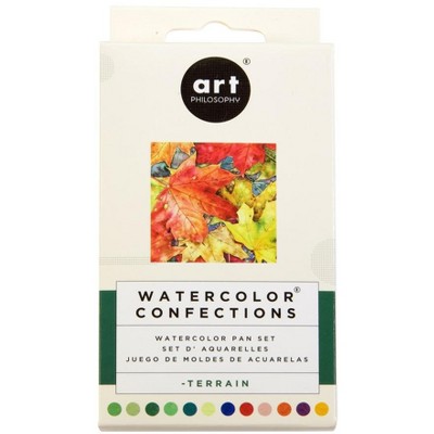 Prima Watercolor Confections Watercolor Pans 12/Pkg-Terrain
