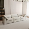 120.45" Cloud Modular Sectional Sofa with Thick Cushion, Minimalist Convertible Couch Deep Seat Couches for Living Room Sofa Sets - 2 of 4