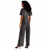 Women's Sparkle Angel Sleeve Jumpsuit - APRICOT - 3 of 4