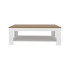 Coffee Table with Open Storage Shelf and Modern Design for Living Room, Lounge Area, or Home Office - 2 of 4