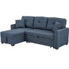 Racxily Modular Sleeper Sectional Sofa with Storage, L Shape Sectional Modular Couch Wide Deep seat Sofa - 4 of 4
